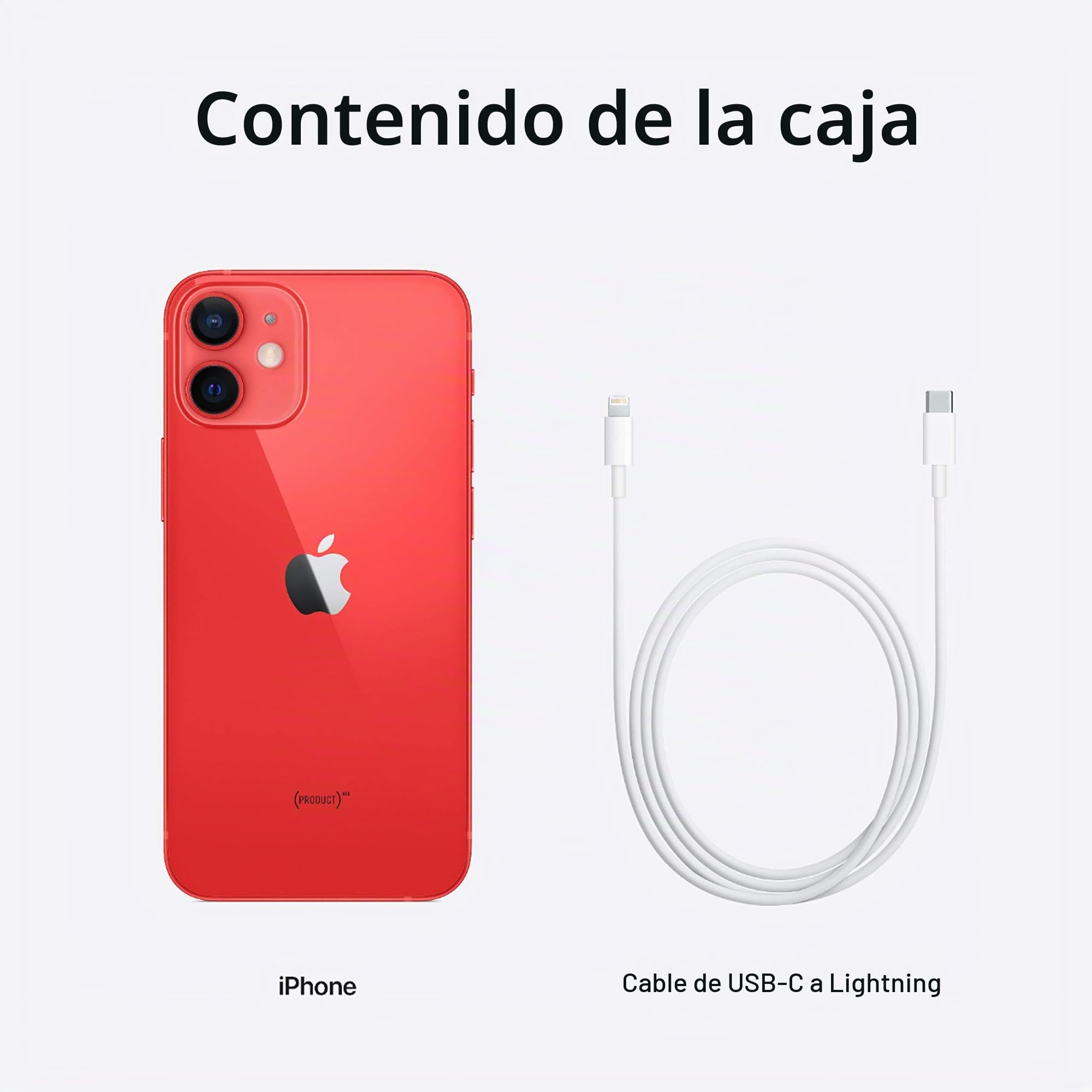 Apple iPhone 12 Mini, 64GB, Rojo - Desbloqueado (Renovado Premium